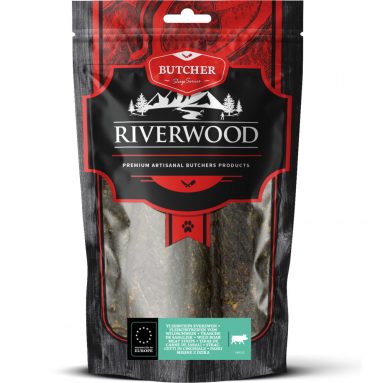 6x Riverwood Vleesstrips Wild zwijn 150 gr