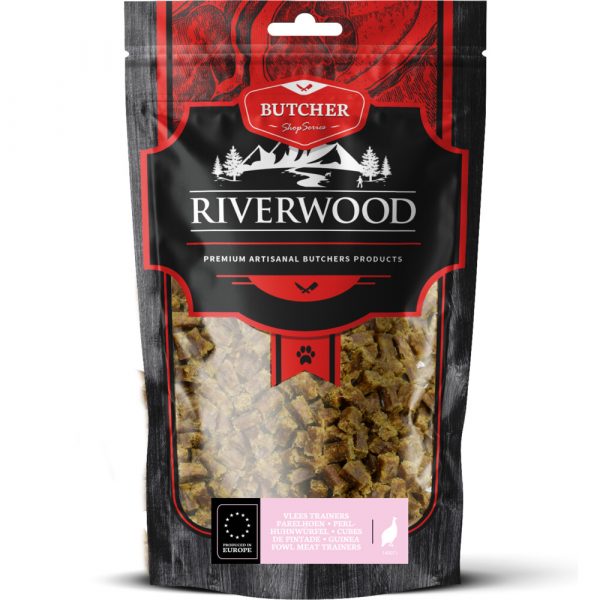 Riverwood Vleestrainer Parelhoen 150 gr