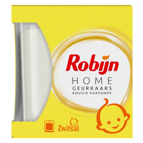 6x Robijn Geurkaars Zwitsal 115 gr