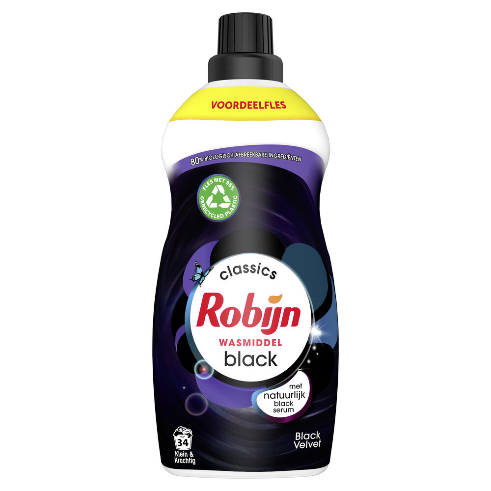 Robijn Klein&Krachtig Wasmiddel Black Velvet 1