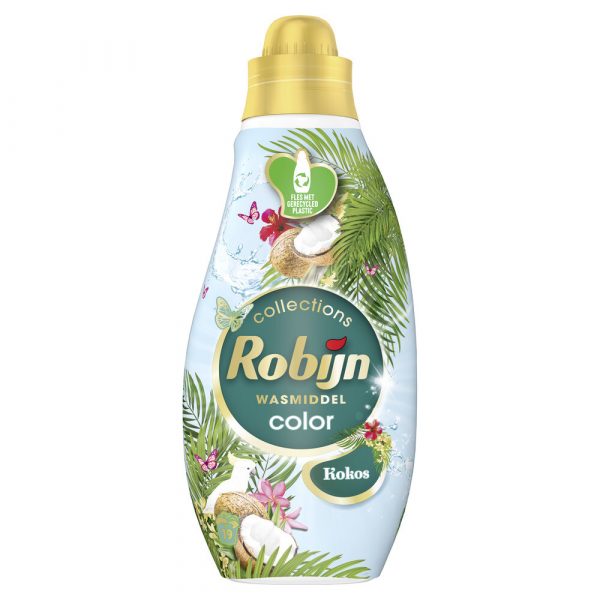 6x Robijn Klein&Krachtig Wasmiddel Kokos Sensation 665 ml