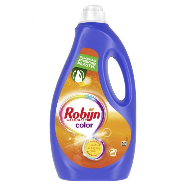 3x Robijn Vloeibaar Wasmiddel Color 3 liter