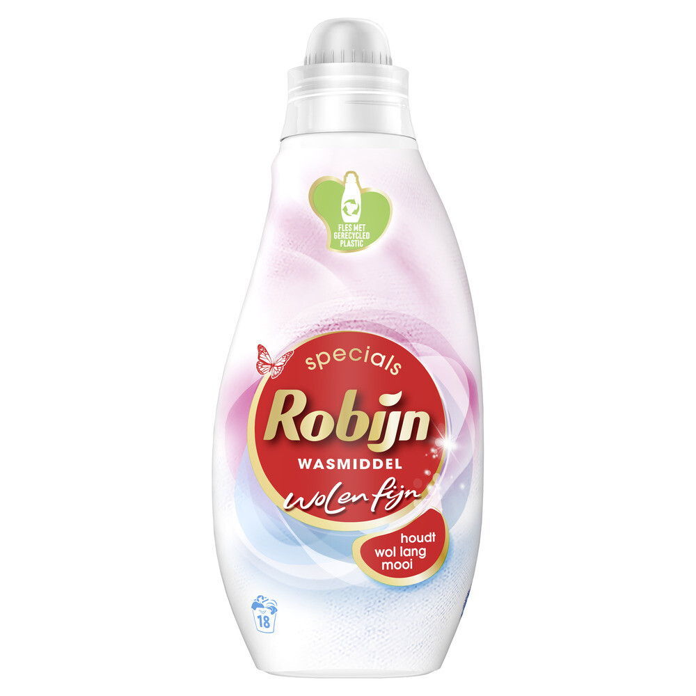 6x Robijn Vloeibaar Wasmiddel Wol&Fijn 720 ml