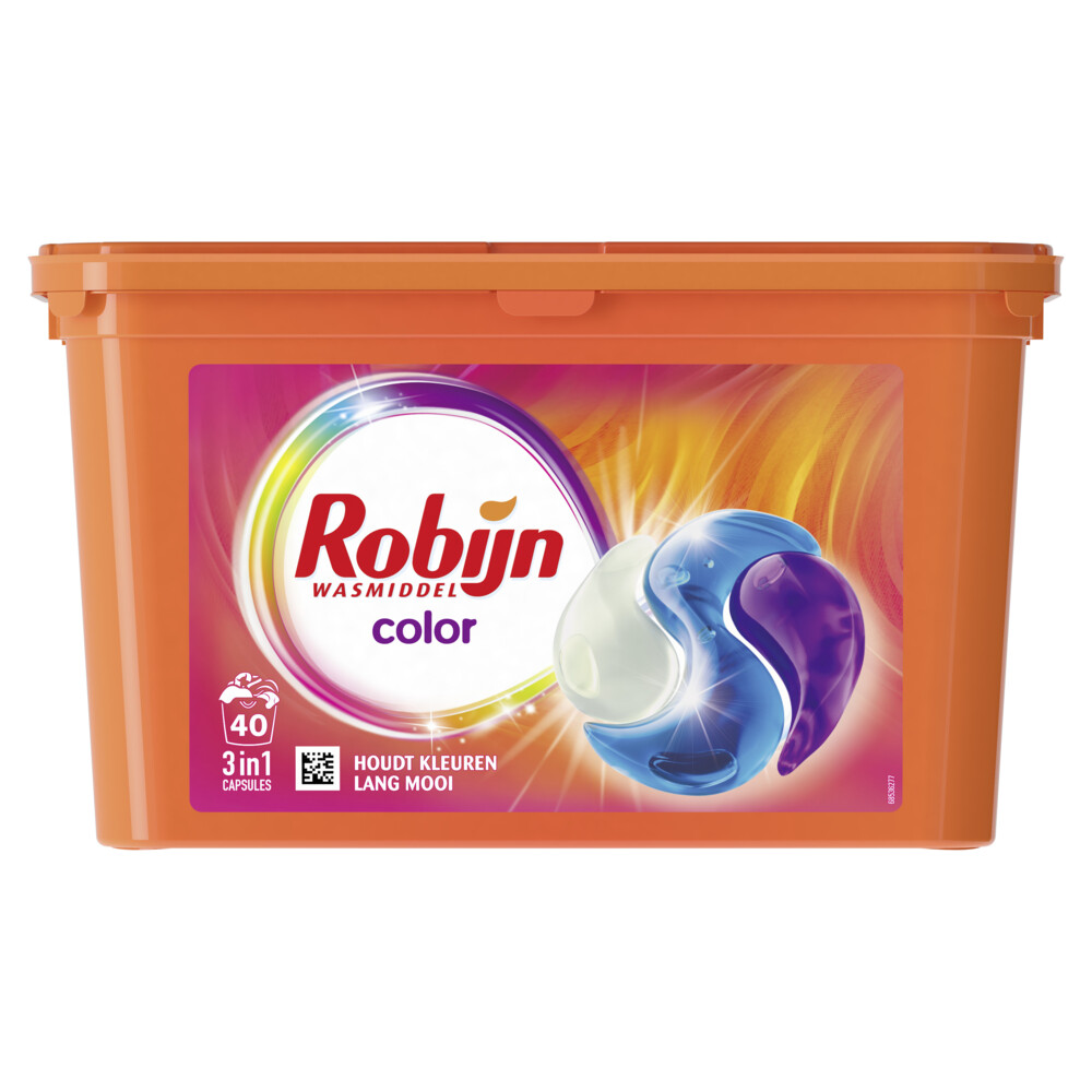 3x Robijn Wascapsules 3-in-1 Color 40 stuks