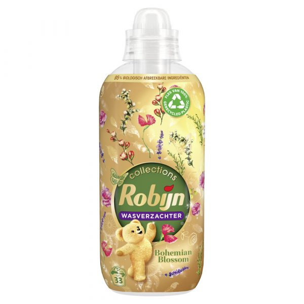 8x Robijn Wasverzachter Bohemian Blossom 825 ml