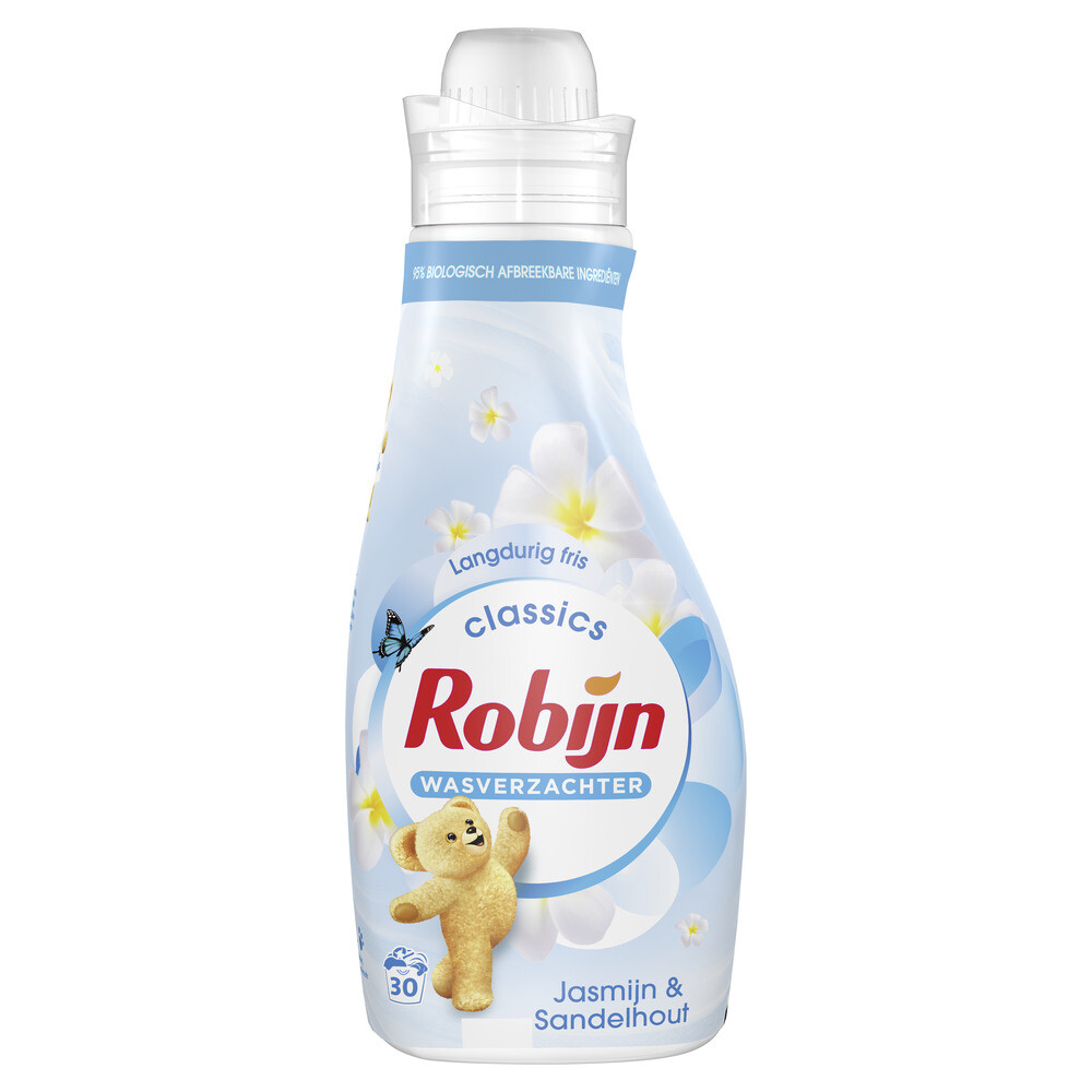 8x Robijn Wasverzachter Jasmijn en Sandelhout 750 ml