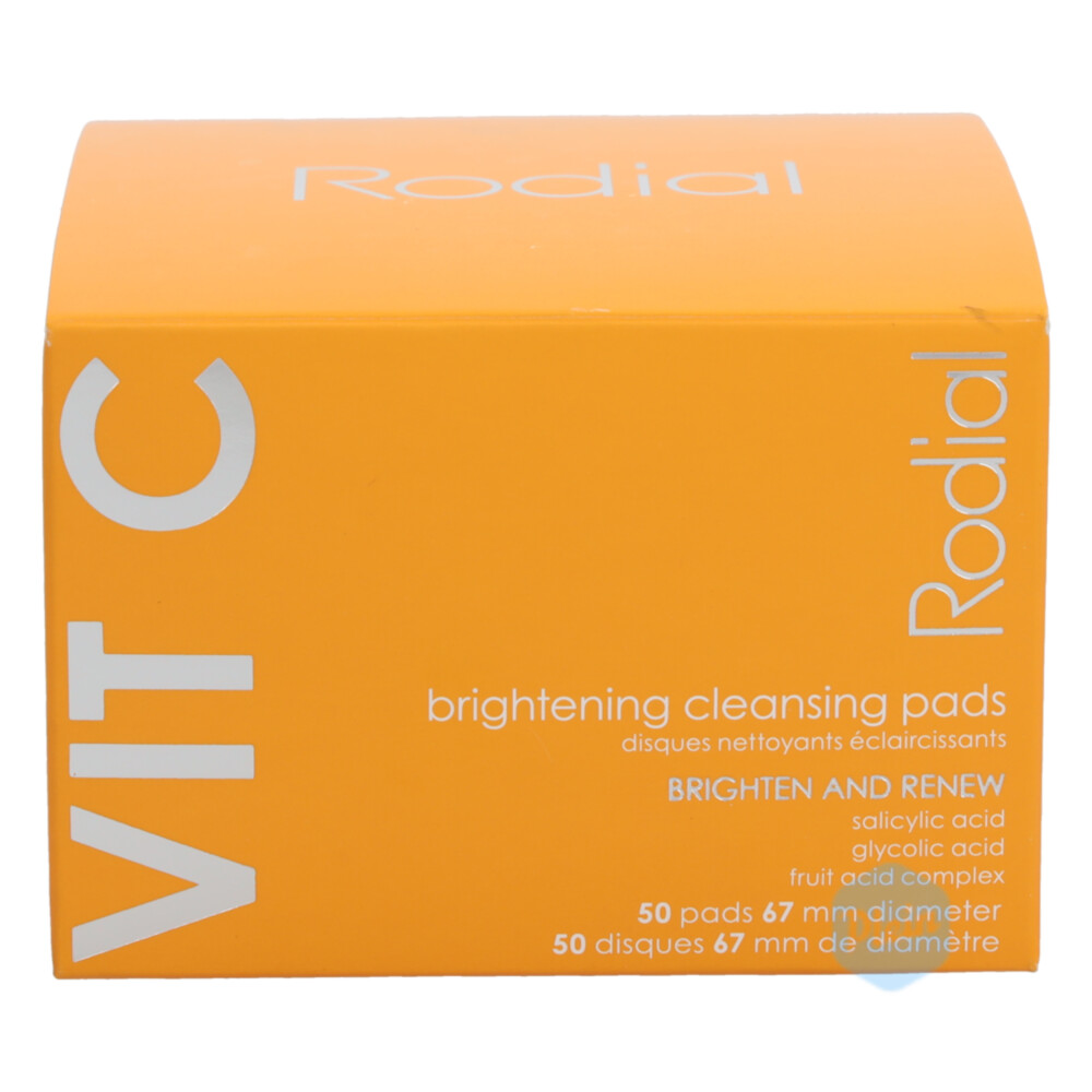 Rodial Vit C Cleansing Wipes 50 stuk