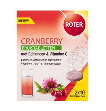 3x Roter Cranberry Bruis 20 bruistabletten