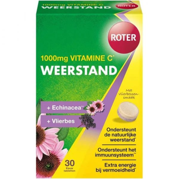 2x Roter Vitamine C 1000 mg Weerstand 30 tabletten