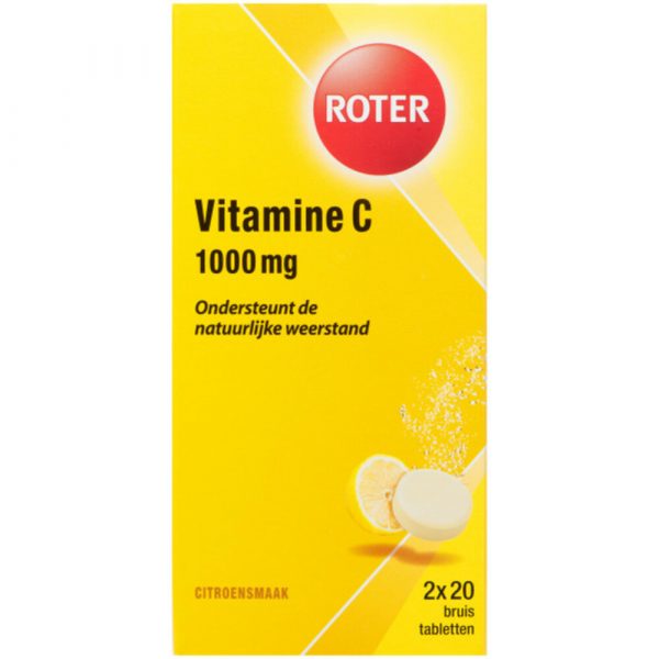 3x Roter Vitamine C 70mg Citroen Duo 2 x 20 bruistabletten