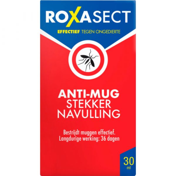 12x Roxasect Anti-Mug Stekker Navulling 30 ml