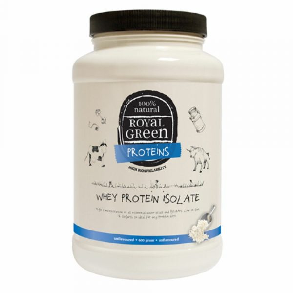 6x Royal Green Proteins Whey Protein Isolate 600 gr