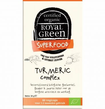 Royal Green Turmeric Complex 60 stuks