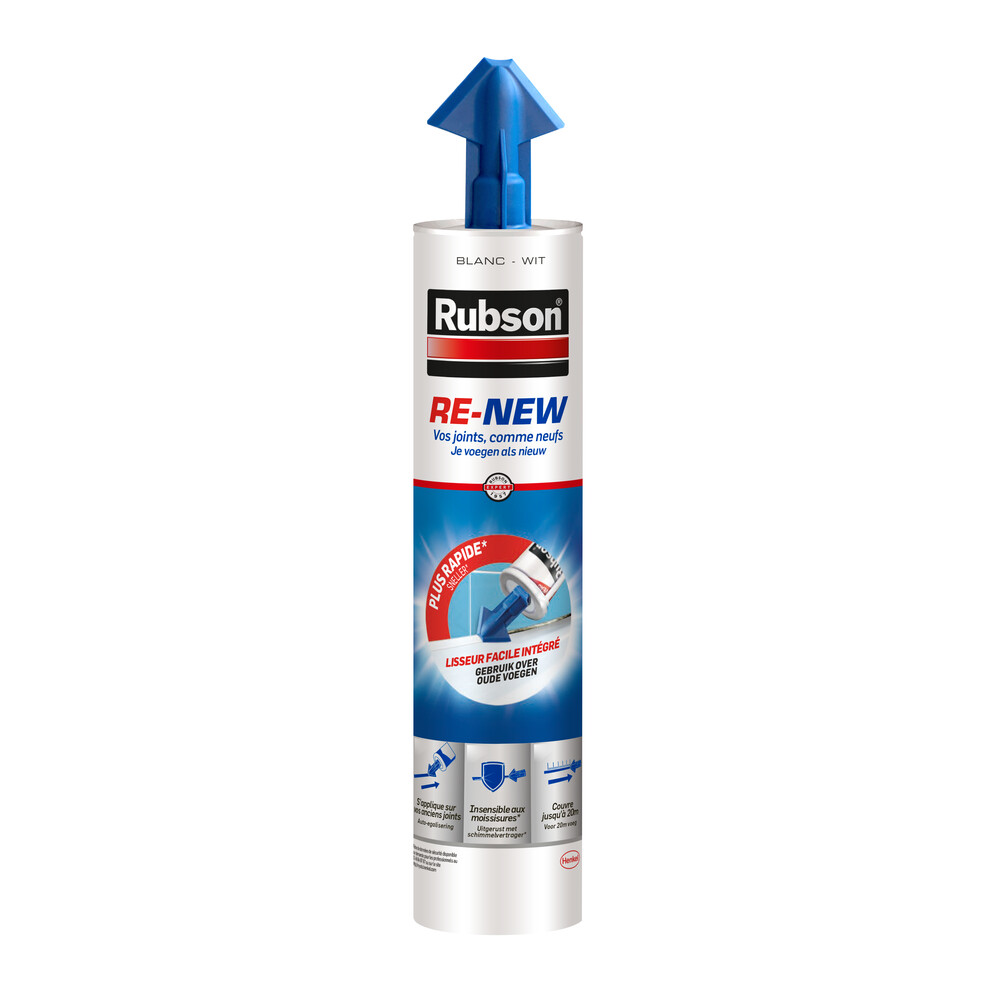 12x Rubson Siliconenkit Wit 280 ml