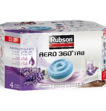 Rubson Vochtopnemer Navultabs Aero 360° Lavendel 4 stuks