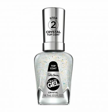 2x Sally Hansen Miracle Gel Nagellak 105 Crystal Top Coat 14.7 ml