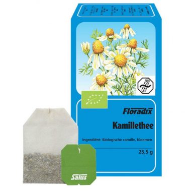 3x Salus Floradix Biologische Theezakjes Kamille 15 zakjes