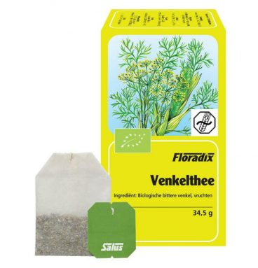 3x Salus Floradix Biologische Theezakjes Venkel 15 zakjes