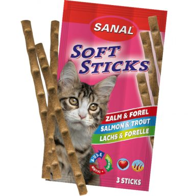 35x Sanal Kat Sticks Zalm - Forel 3 stuks