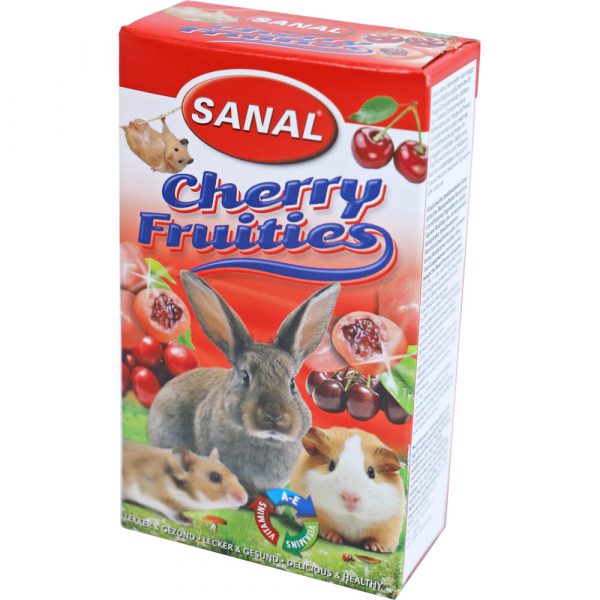 Sanal Knaagdier Fruities Kers 50 gr