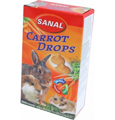 Sanal Knaagdier Snoepjes Wortel 45 gr