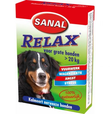 Sanal Relax Kalmeringstablet>20 kg 15 tabletten