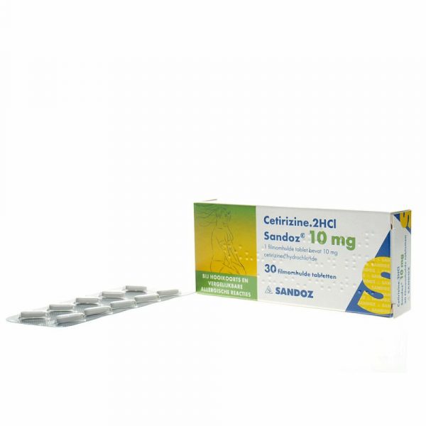 Sandoz Cetirizine 10 mg 30 tabletten