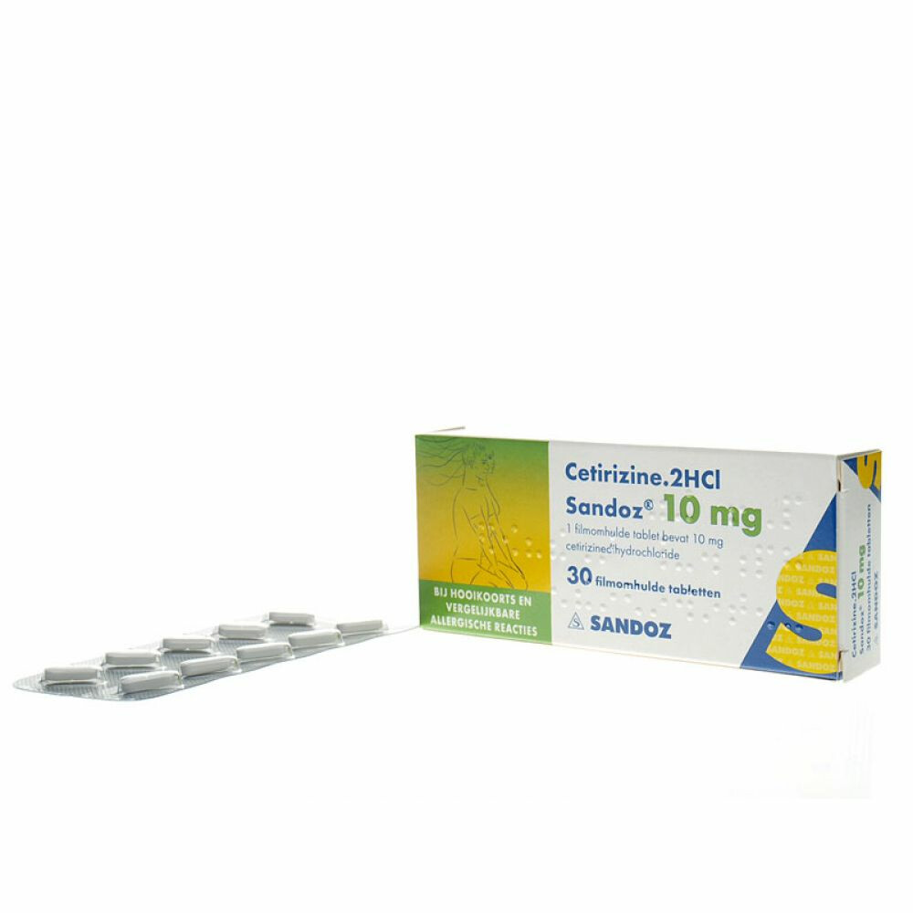 Sandoz Cetirizine 10 mg 30 tabletten