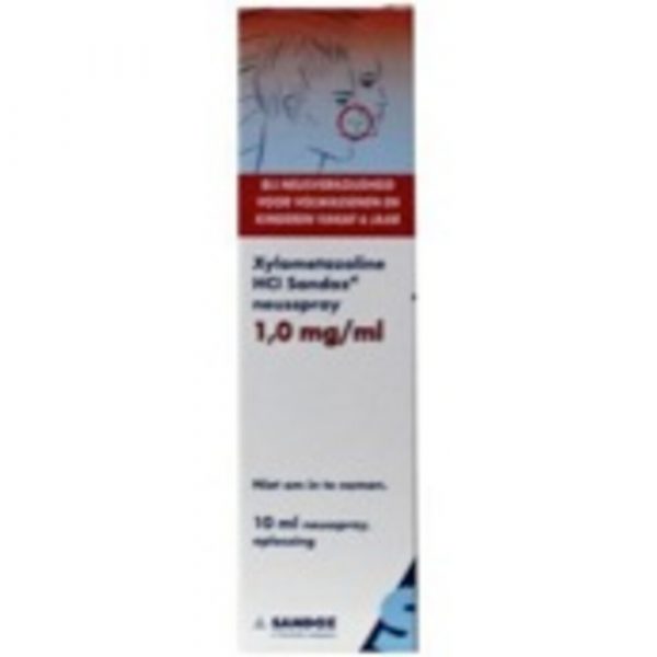 Sandoz Xylometazoline 1.0% Spray 10 ml