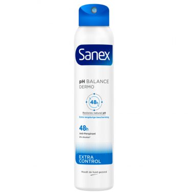 6x Sanex Deodorant Spray Dermo Extra Control 200 ml