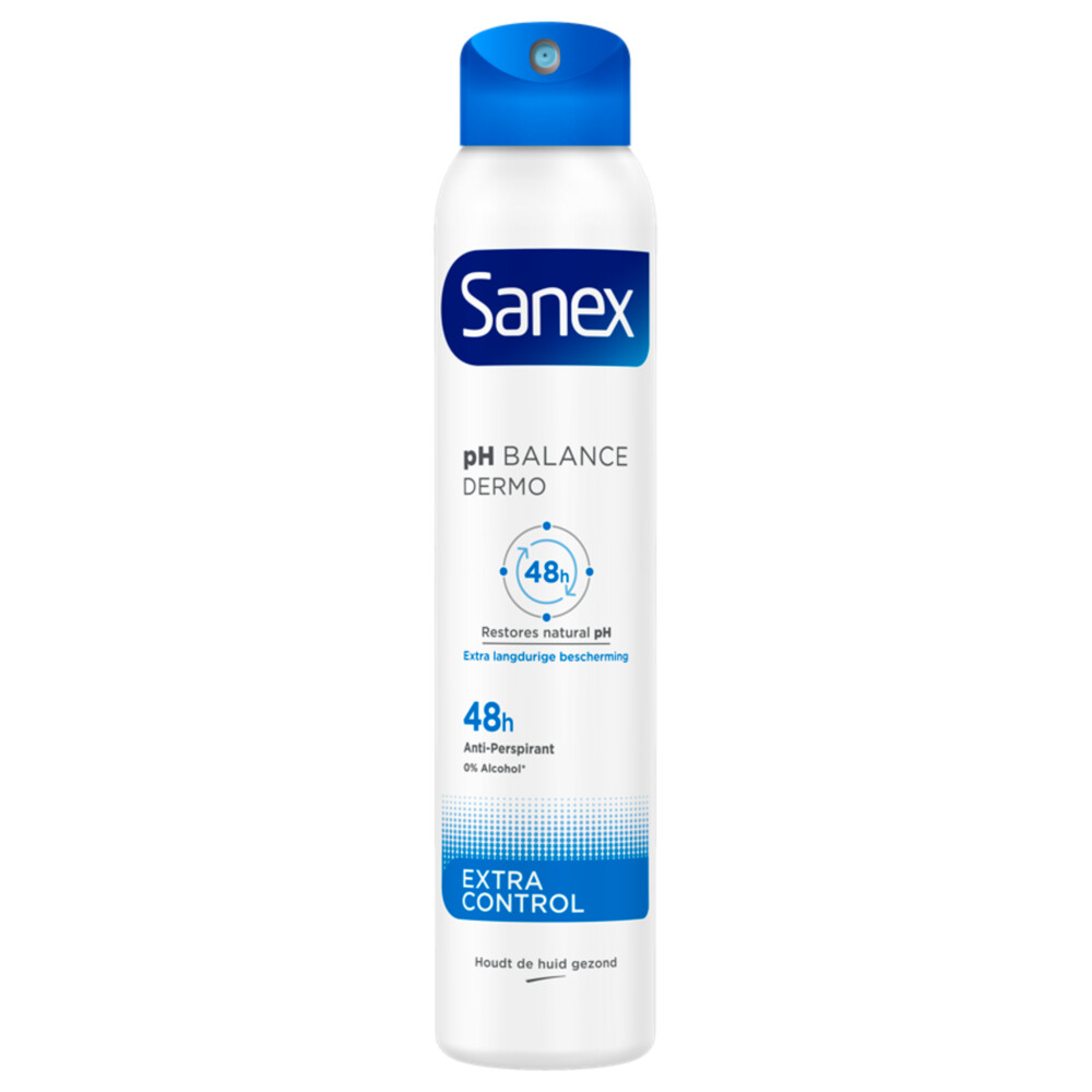 6x Sanex Deodorant Spray Dermo Extra Control 200 ml