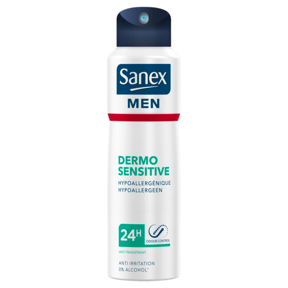 6x Sanex Deodorant Spray Men Sensitive 200 ml