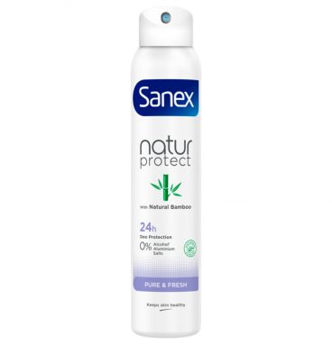 6x Sanex Deodorant Spray Natur Protect Bamboo Pure&Fresh 200 ml