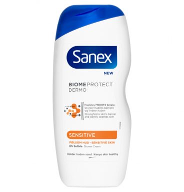 6x Sanex Douchegel Dermo Sensitive 250 ml