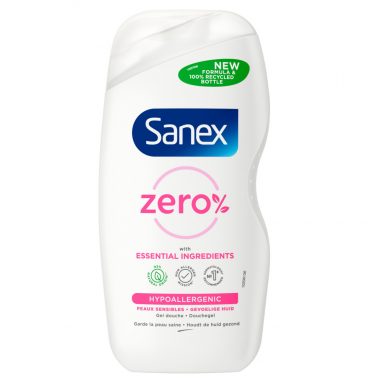 6x Sanex Douchegel Zero% Sensitive Skin 500 ml