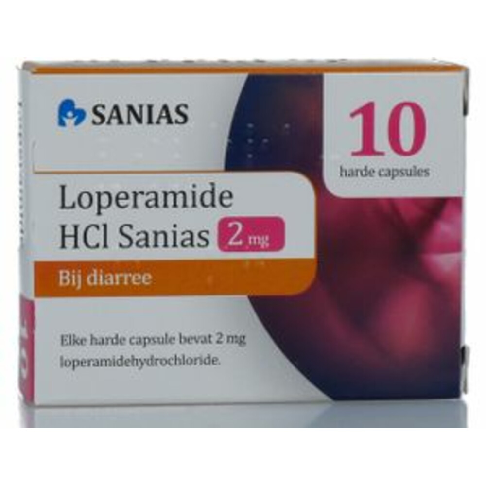 Sanias Loperamide HCL 2mg 10 capsules