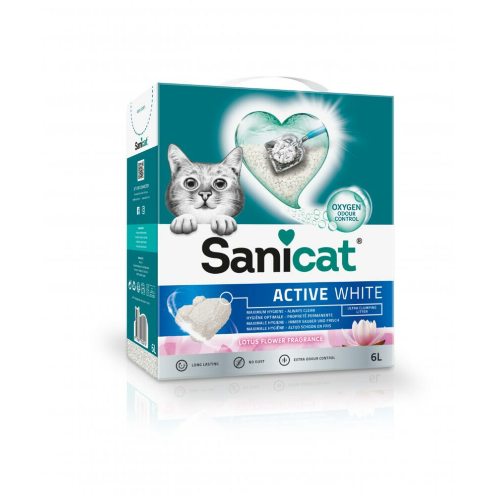 Sanicat Active Wit Lotusbloem 6 liter