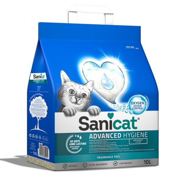 Sanicat Kattenbakvulling Advanced Hygiene 10 liter