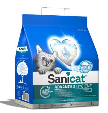 Sanicat Kattenbakvulling Advanced Hygiene 5 liter