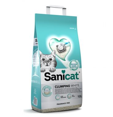 Sanicat Kattenbakvulling Clumping White 10 liter