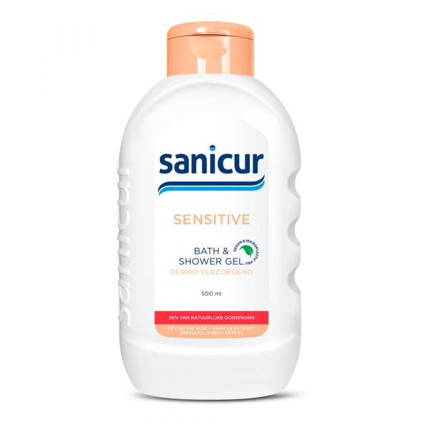 6x Sanicur Douchecrème Sensitive 500 ml