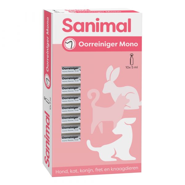 Sanimal Oorreiniger Mono 10 x 5 ml