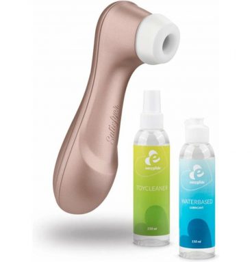 Satisfyer Pro 2 Next Generation + Toycleaner&Glijmiddel Combinatie Pakket