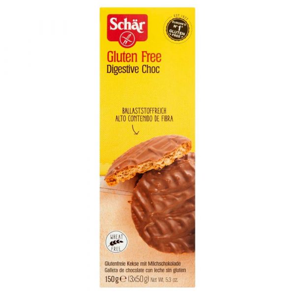 3x Schar Digestive Choco 150 gr