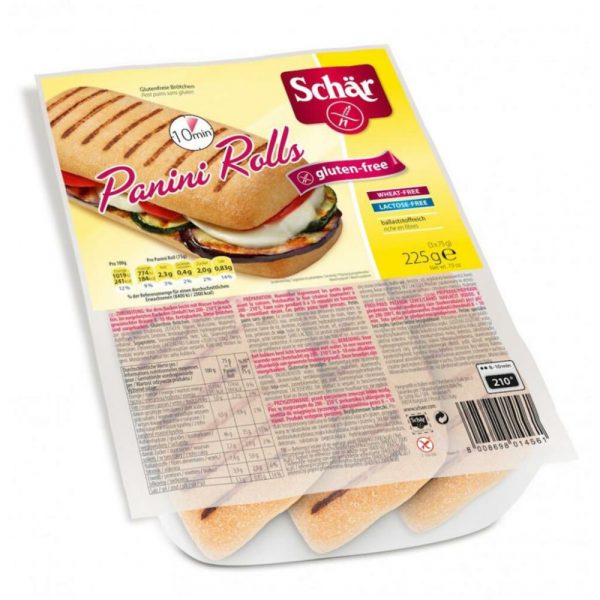 3x Schar Panini Rolls 225 gr