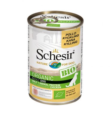 6x Schesir Hondenvoer Bio Kip 400 gr