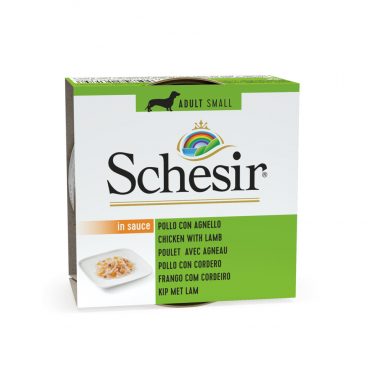 14x Schesir Hondenvoer Kip Lam in Saus 85 gr