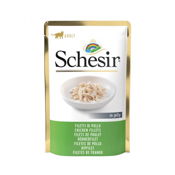 Schesir Kattenvoer Kipfilet in Gelei 85 gr