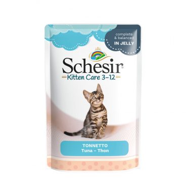 Schesir Kattenvoer Kitten 3-13 Tonijn in Gelei 85 gr