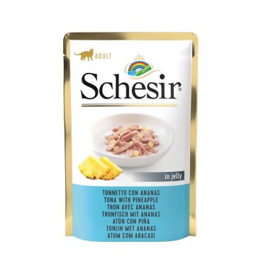 Schesir Kattenvoer Tonijn - Ananas in Gelei 85 gr